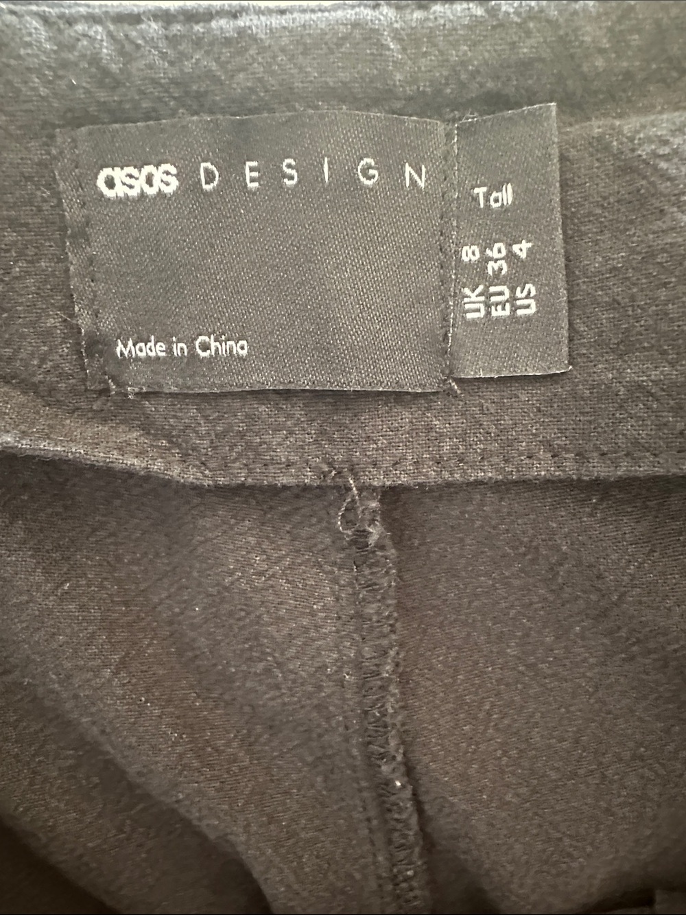ASOS Black High-Waist Tailored Shorts - Picture 2 of 3